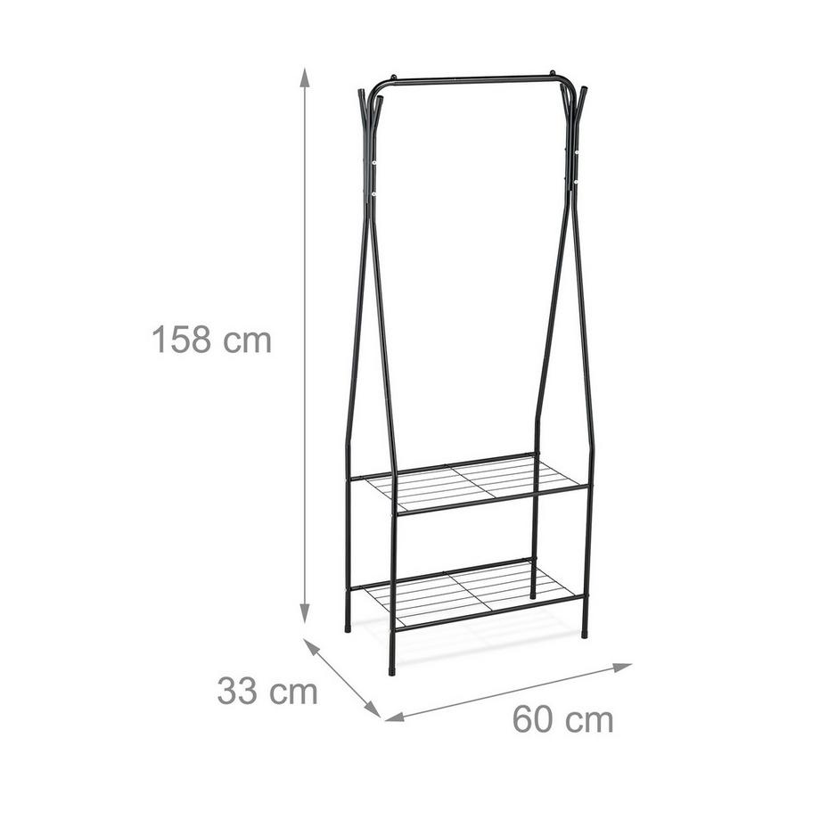 B2X Appendiabiti con 2 ripiani  