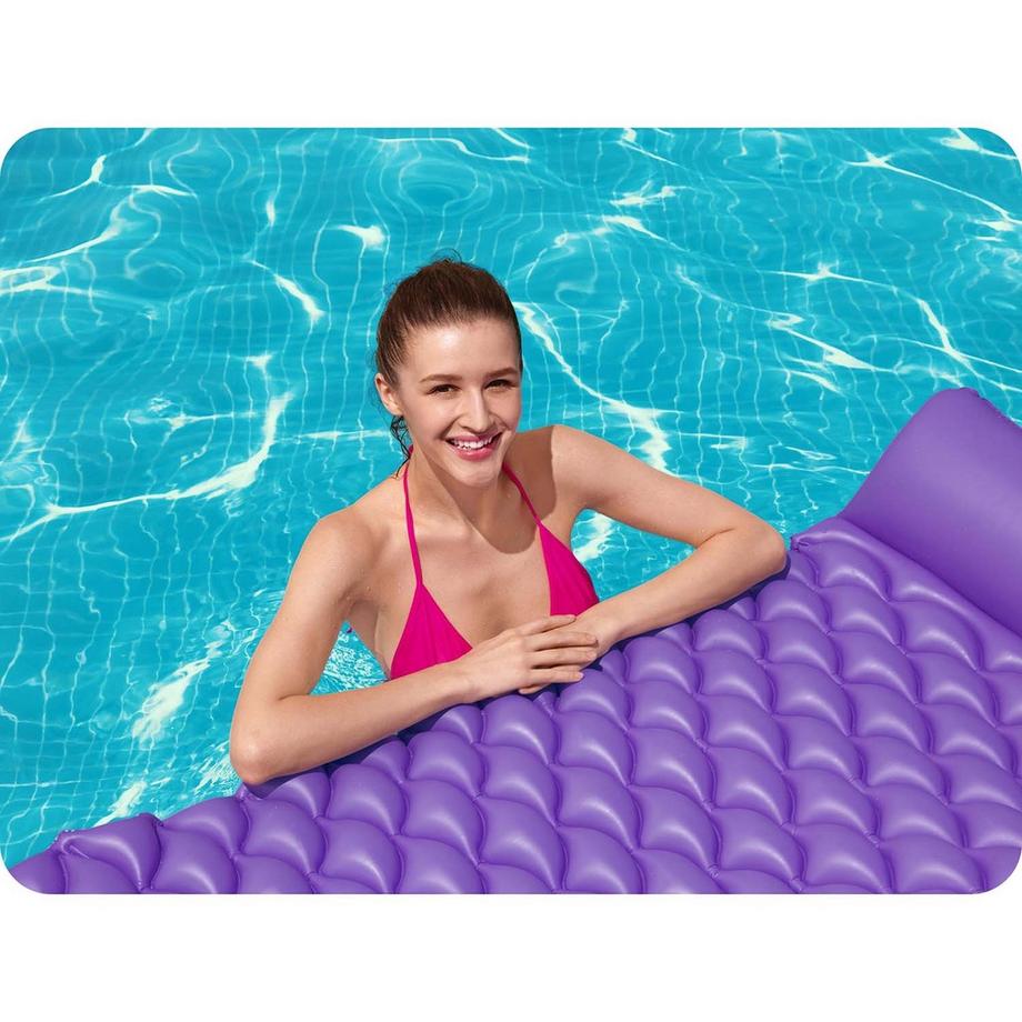 B2X  Matelas de plage Float n Roll 213 x 86 cm Bestway 44020 violet 