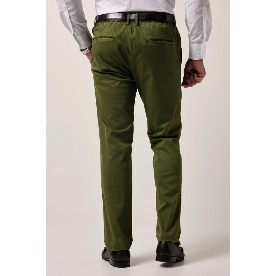 JP1880 FLEXNAMIC Chino Modern Straight Fit Pantaloni con Pieghe  