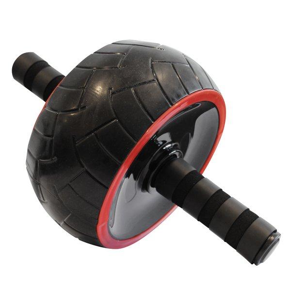 Image of Abdominalrad "ab Wheel" + Kniematte Unisex Schwarz ONE SIZE