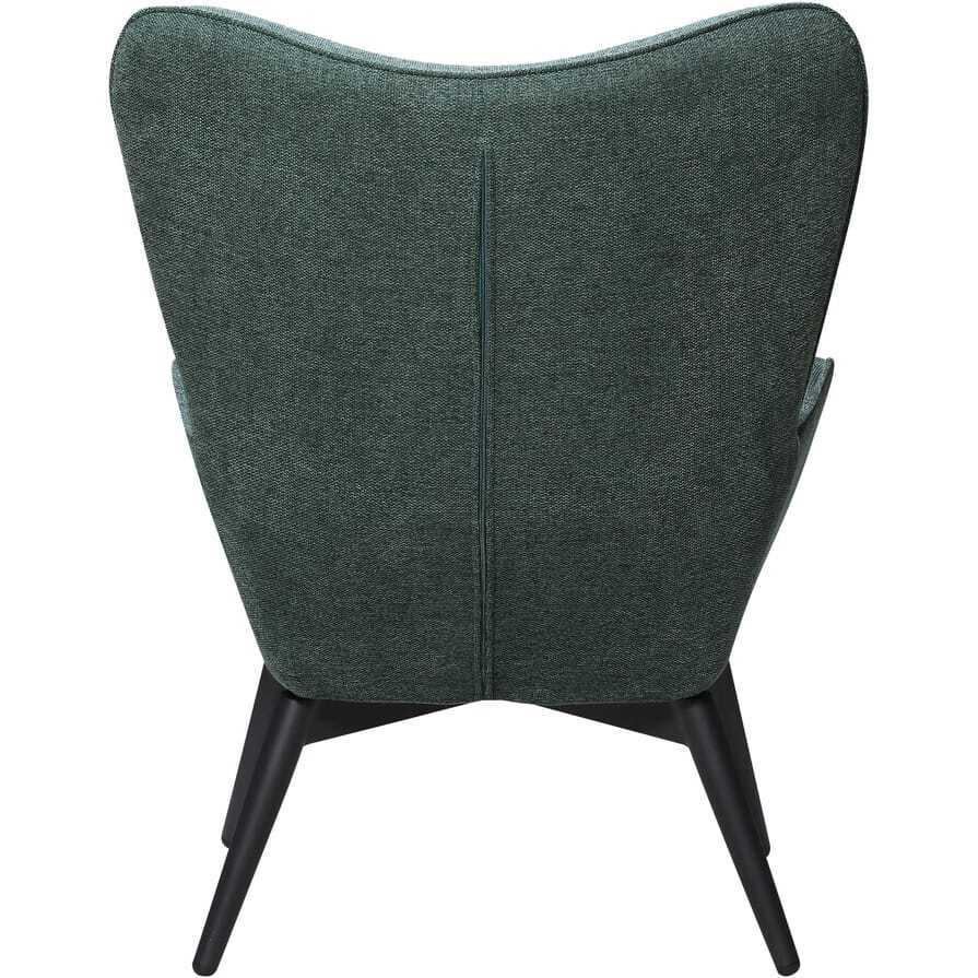 mutoni Fauteuil tissu structuré vert sapin  