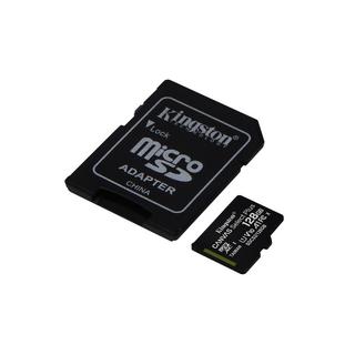 Kingston  128GB MICROSDXC CANVAS SELECT 100R A1 C10 CARD + SD ADAPTER 