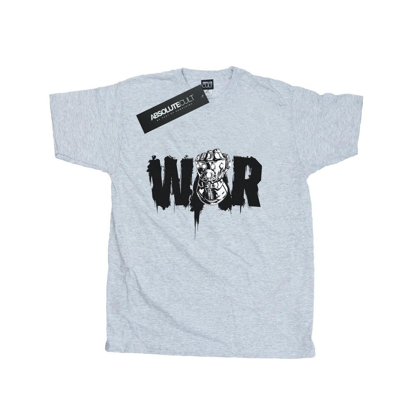 Image of Avengers Infinity War Fist Tshirt Herren Grau M