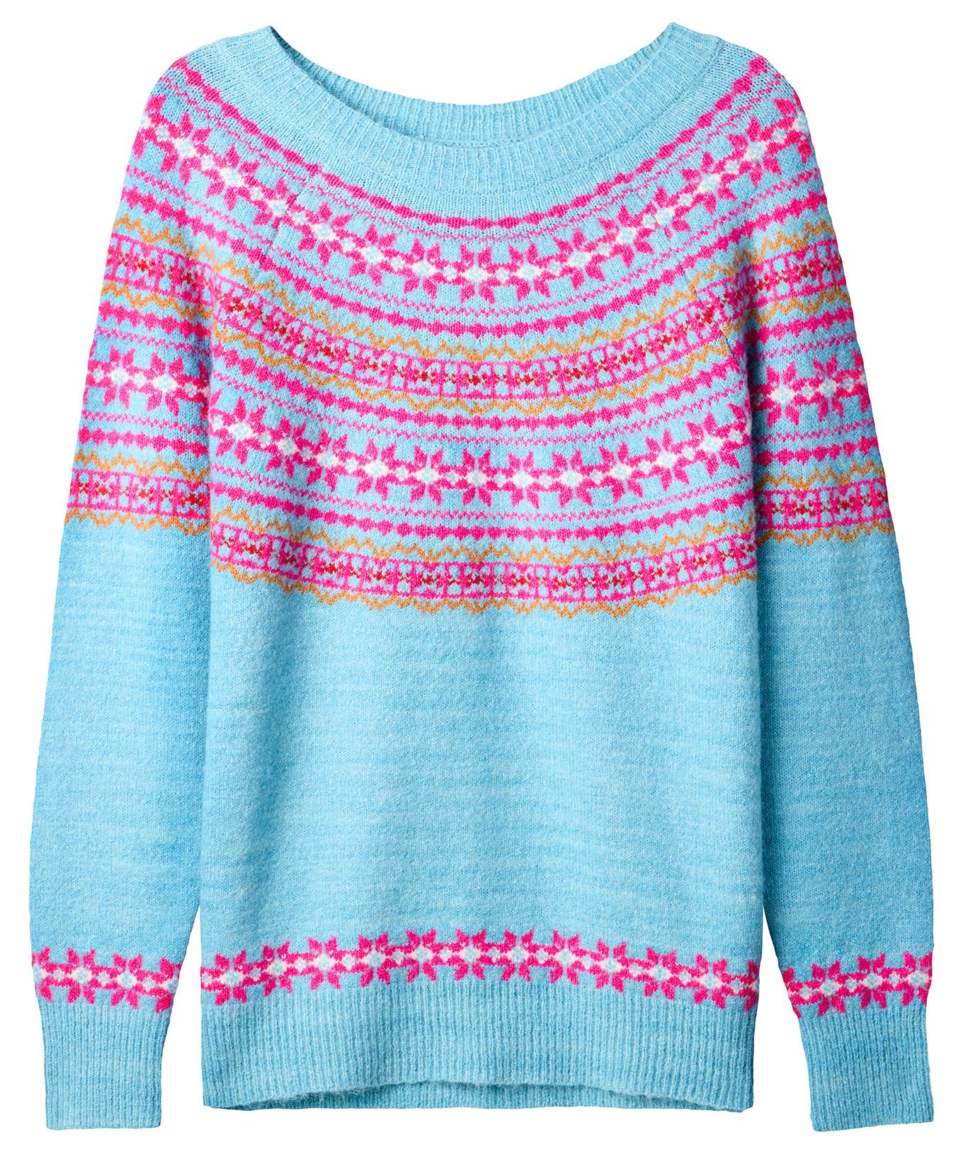 Joe Browns Classico Pullover Fair Isle Girocollo  