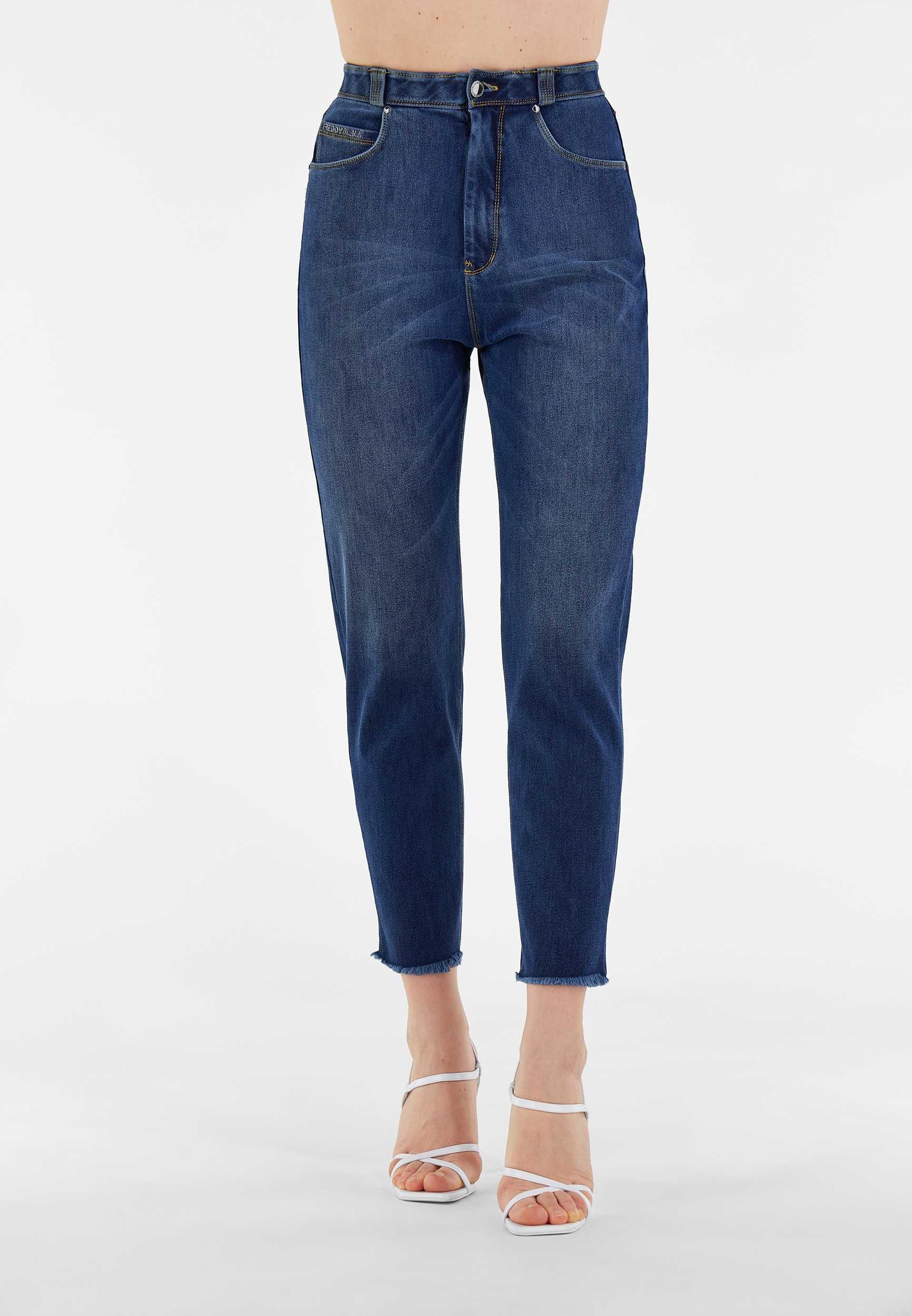Image of Classic Jeans 7/8 Damen Dunkelblau L