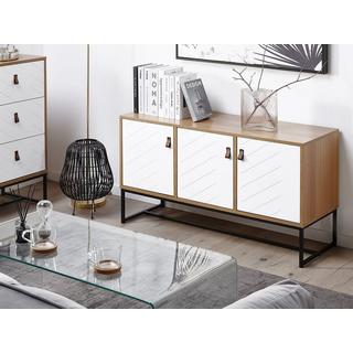 Beliani Commode 3 portes en MDF Moderne NUEVA  