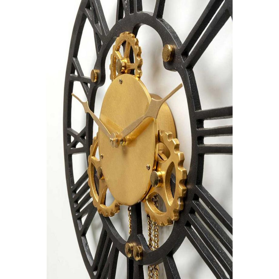 KARE Design Orologio da parete a orologeria 126x46  