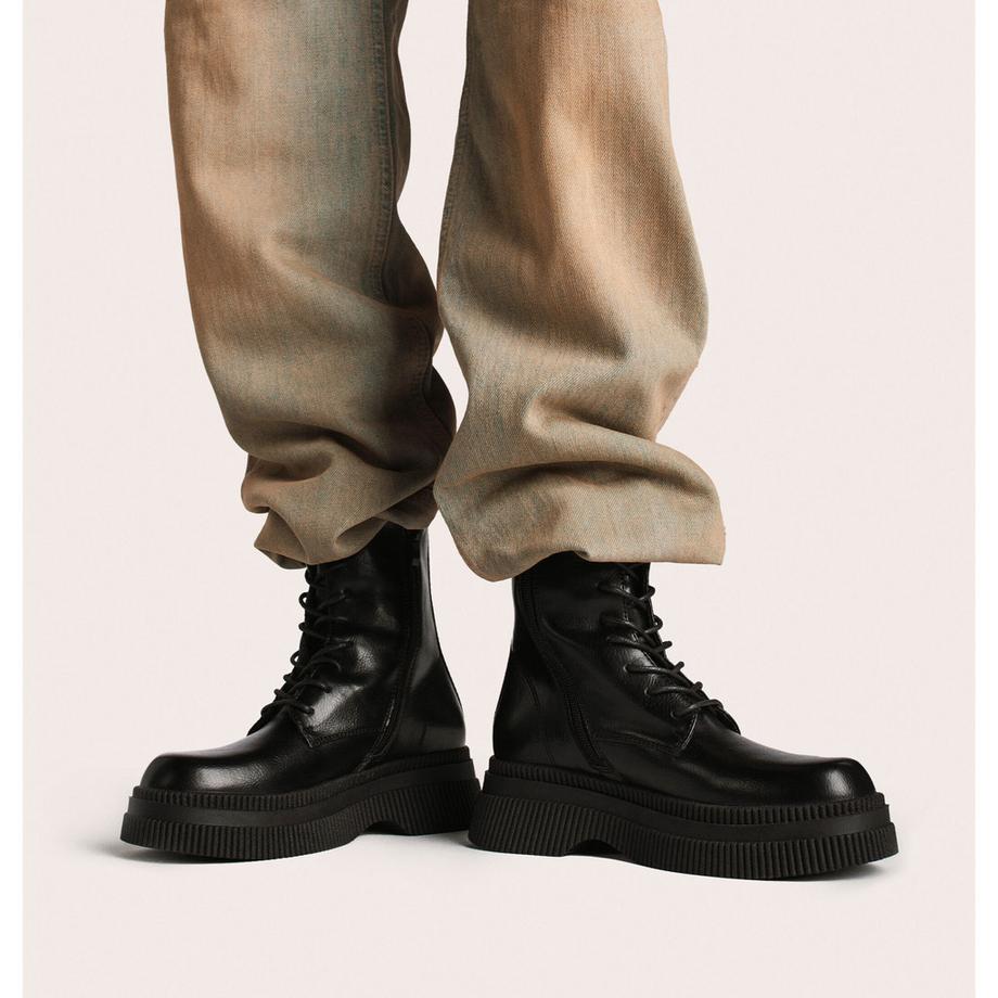 Victoria  bottines dublin cordones efecto piel 