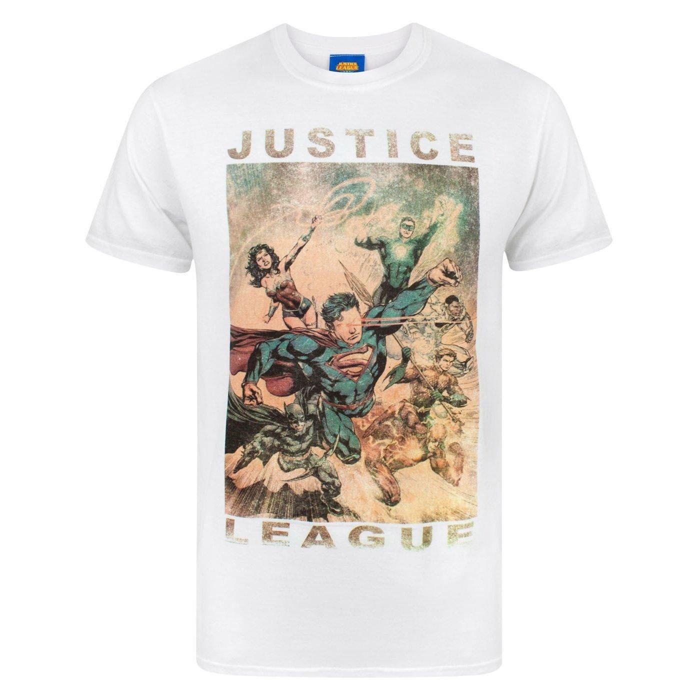 Justice League  Charakters Action TShirt 