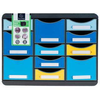 Exacompta Cassettiera Storebox Multi 11 cassetti Bee Blue  