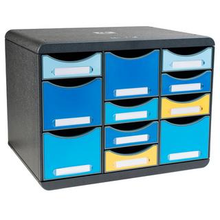 Exacompta Cassettiera Storebox Multi 11 cassetti Bee Blue  