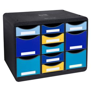 Exacompta Cassettiera Storebox Multi 11 cassetti Bee Blue  