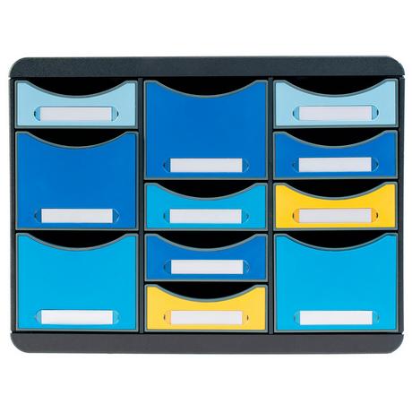 Exacompta Cassettiera Storebox Multi 11 cassetti Bee Blue  