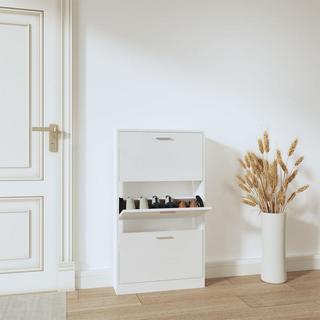 VidaXL Armoire à chaussures bois d'ingénierie  