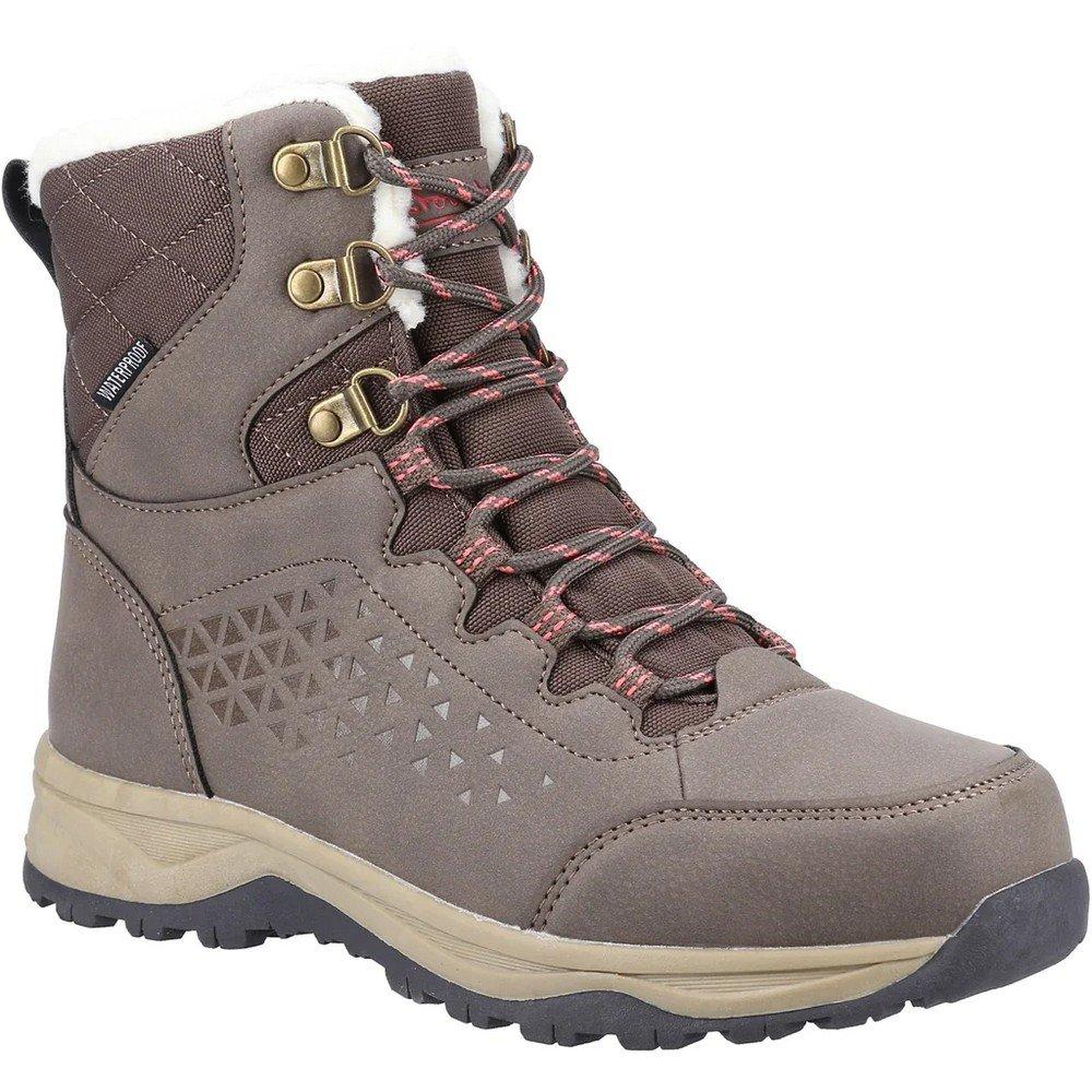 Image of Wanderstiefel Burton, Leder Damen Taupe 38