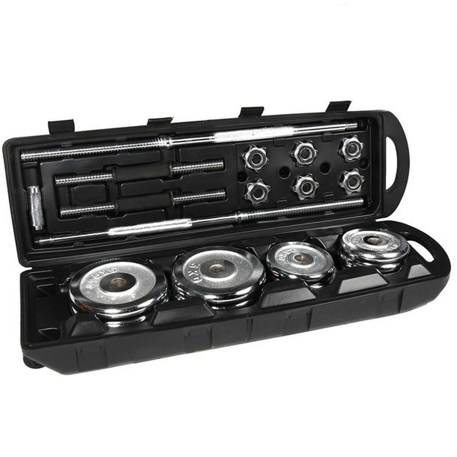 GladiatorFit  Set Hantelscheiben und -stangen 50kg Ø 25mm GladiatorFit 