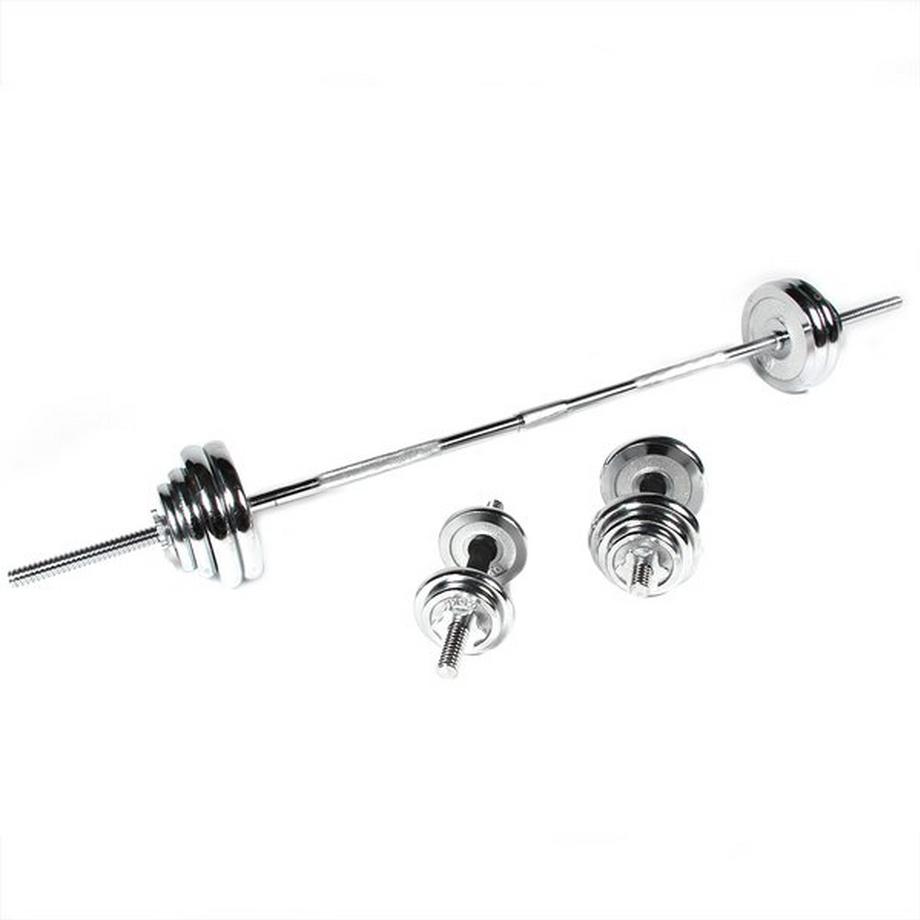 GladiatorFit  Set Hantelscheiben und -stangen 50kg Ø 25mm GladiatorFit 