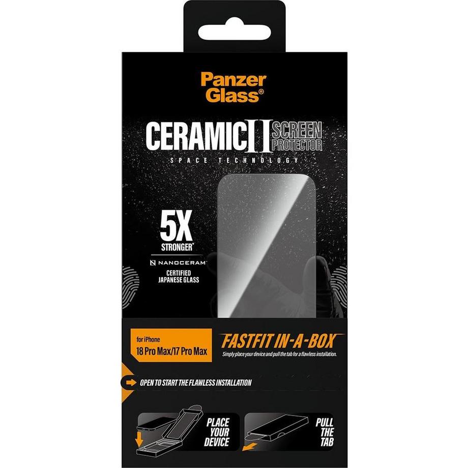 PanzerGlass  Protection décran en verre trempé Ceramic FF 