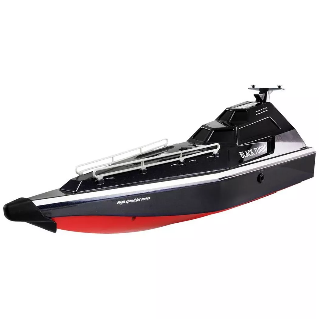 Amewi - Black Turbo Speedboot mit Jetantrieb 420mm RTR 28 km/h, One Size, Multicolor
