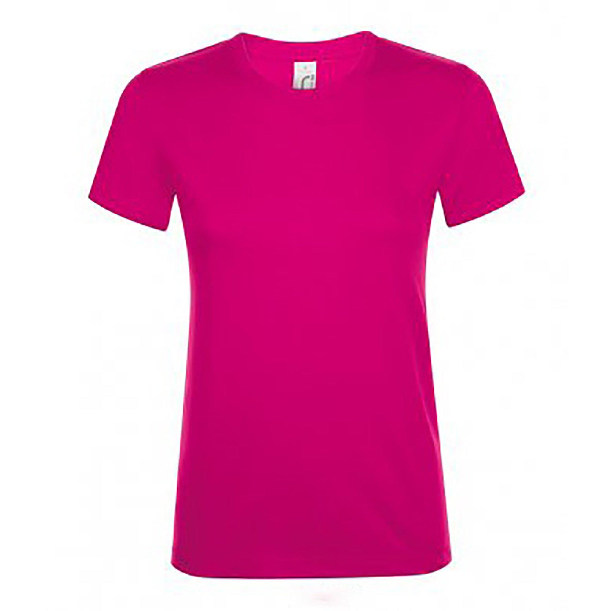 Image of Kurzarmtshirt Regent Damen Fuchsia M