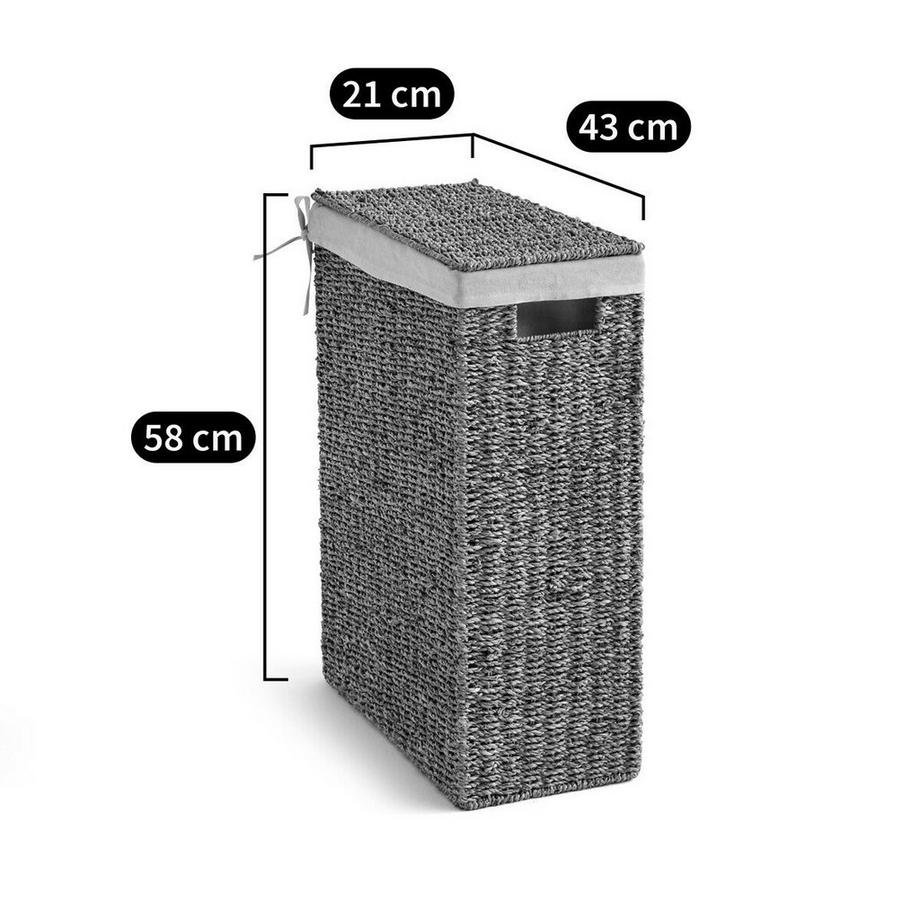 La Redoute Intérieurs Panier à linge étroit en herbier  