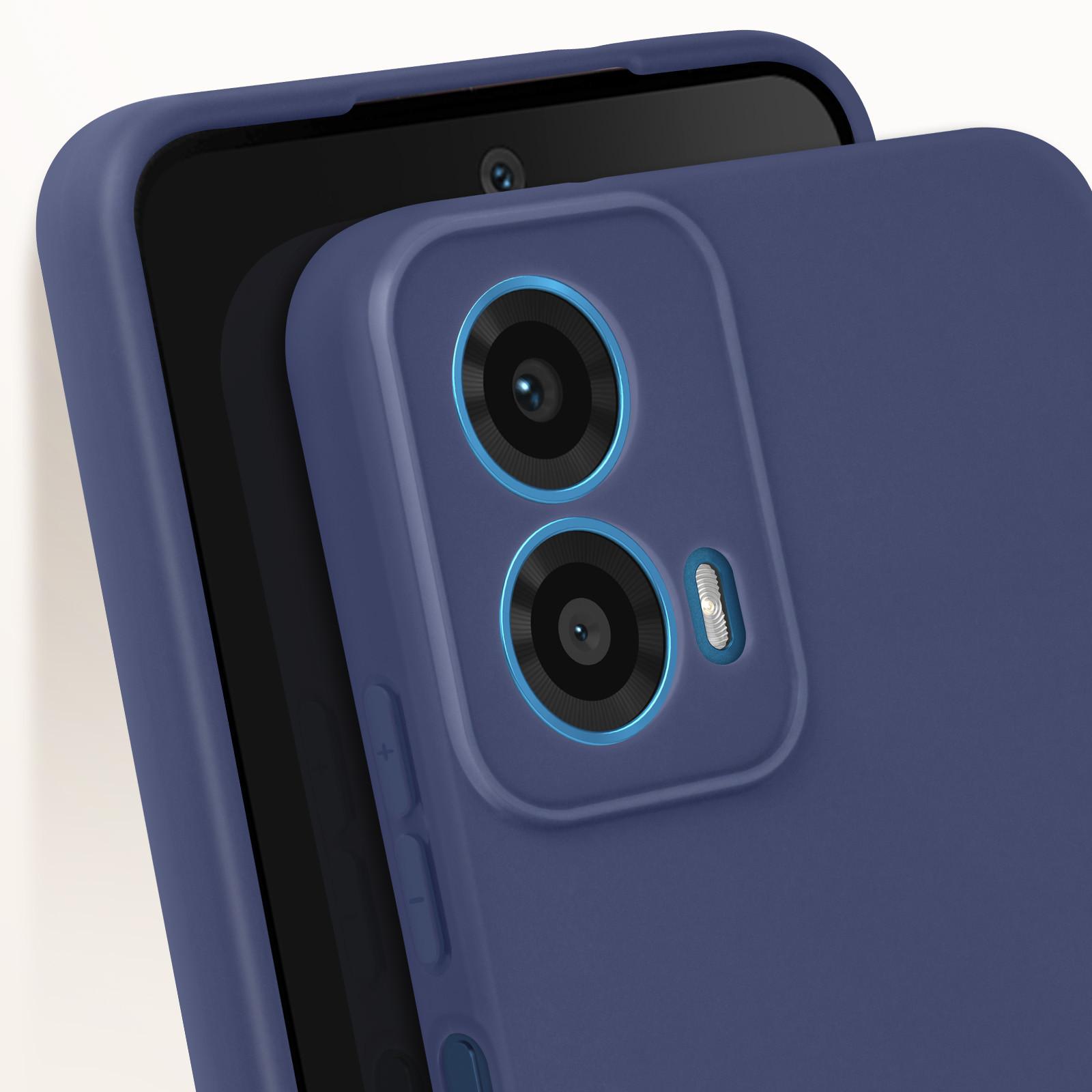 Avizar  Coque Motorola Moto G34 5G - Bleu roi 