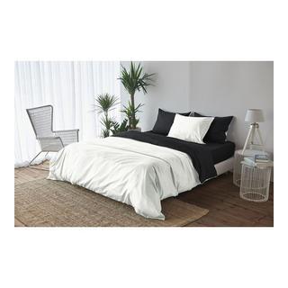 Living Home Uni Satin Doubleface Taie d'oreiller  