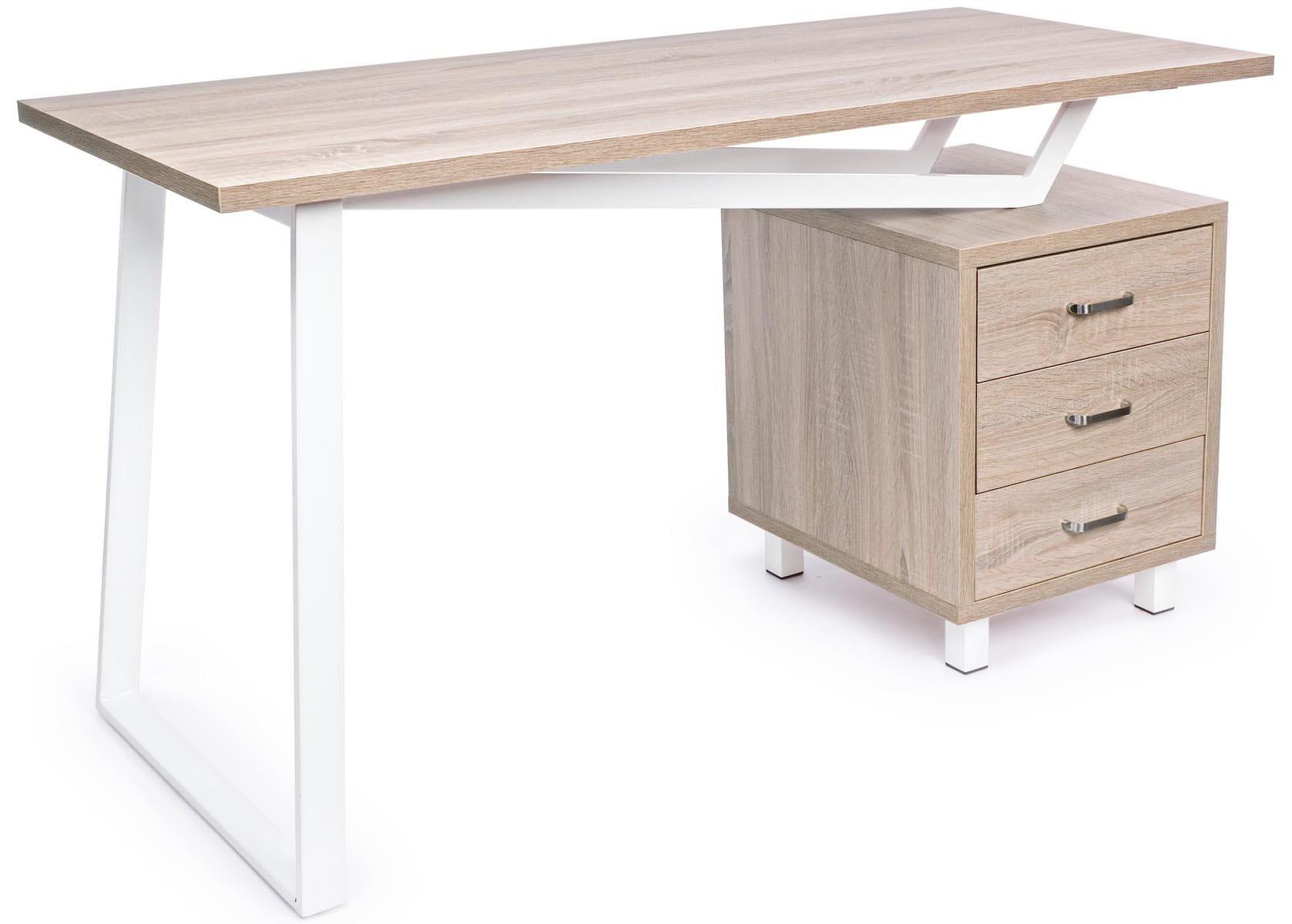 Image of Schreibtisch mit Kasten Armande weiss Schreibtisch mit Kasten Armande weiss