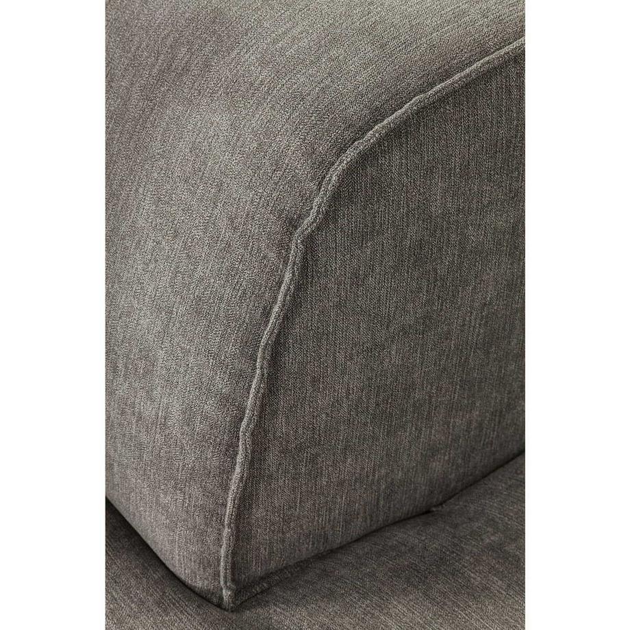 KARE Design Infinity Ottomane Semi Elements Gris Droite  