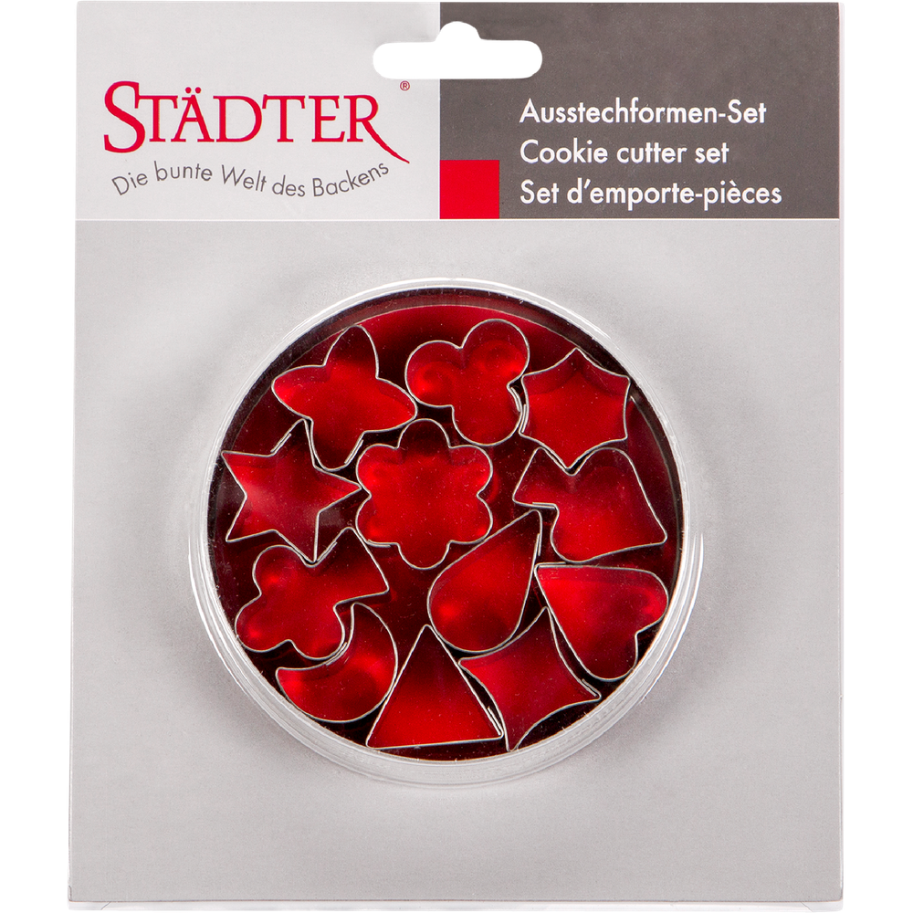 Städter Set di tagliabiscotti Forme 12 Pezzi  
