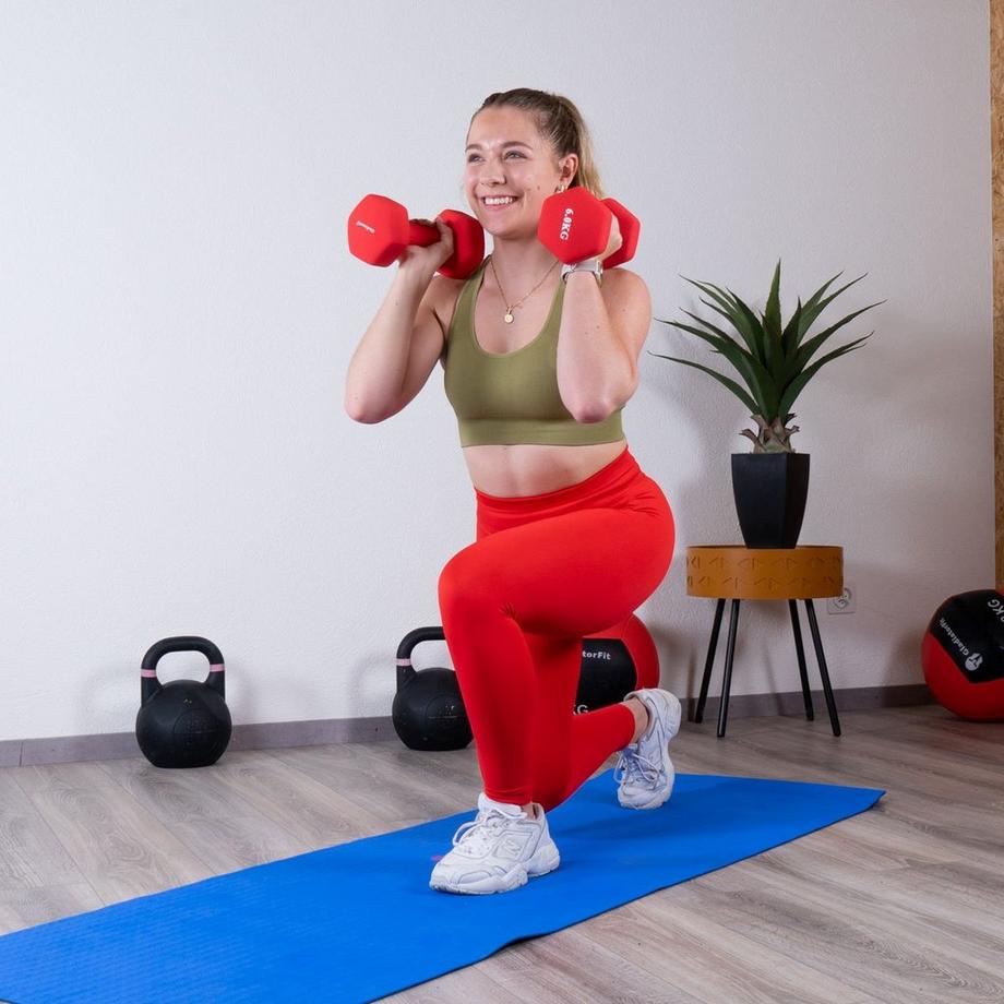 GladiatorFit  Haltères néoprène musculation et fitness GladiatorFit (lot de 2) 