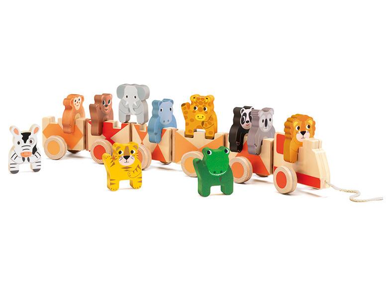 Image of Jungle Wooden Train