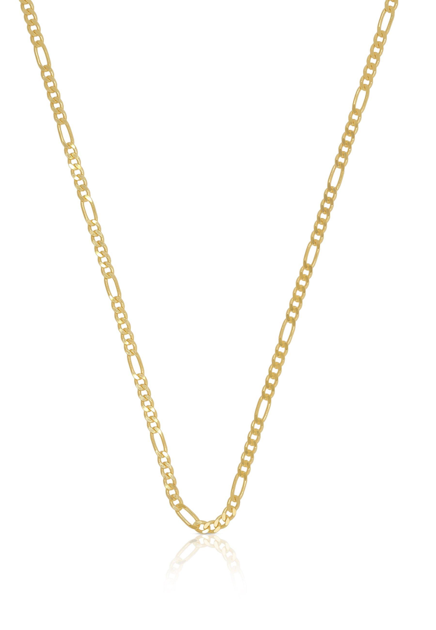 MUAU Schmuck  Collier Figaro Gelbgold 750, 1.8mm, 42cm 