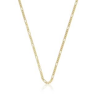 MUAU Schmuck  Collier Figaro Gelbgold 750, 1.8mm, 42cm 