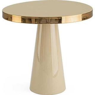 mutoni Table d'appoint Nandika Ivoire 46x43  