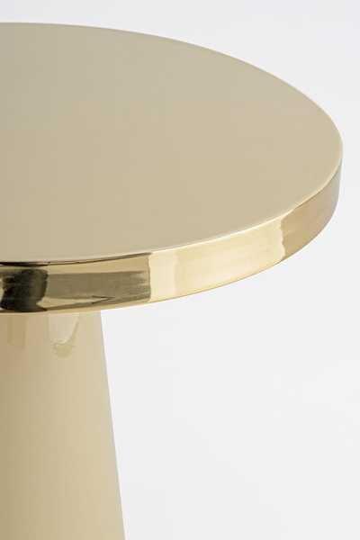 mutoni Table d'appoint Nandika Ivoire 46x43  