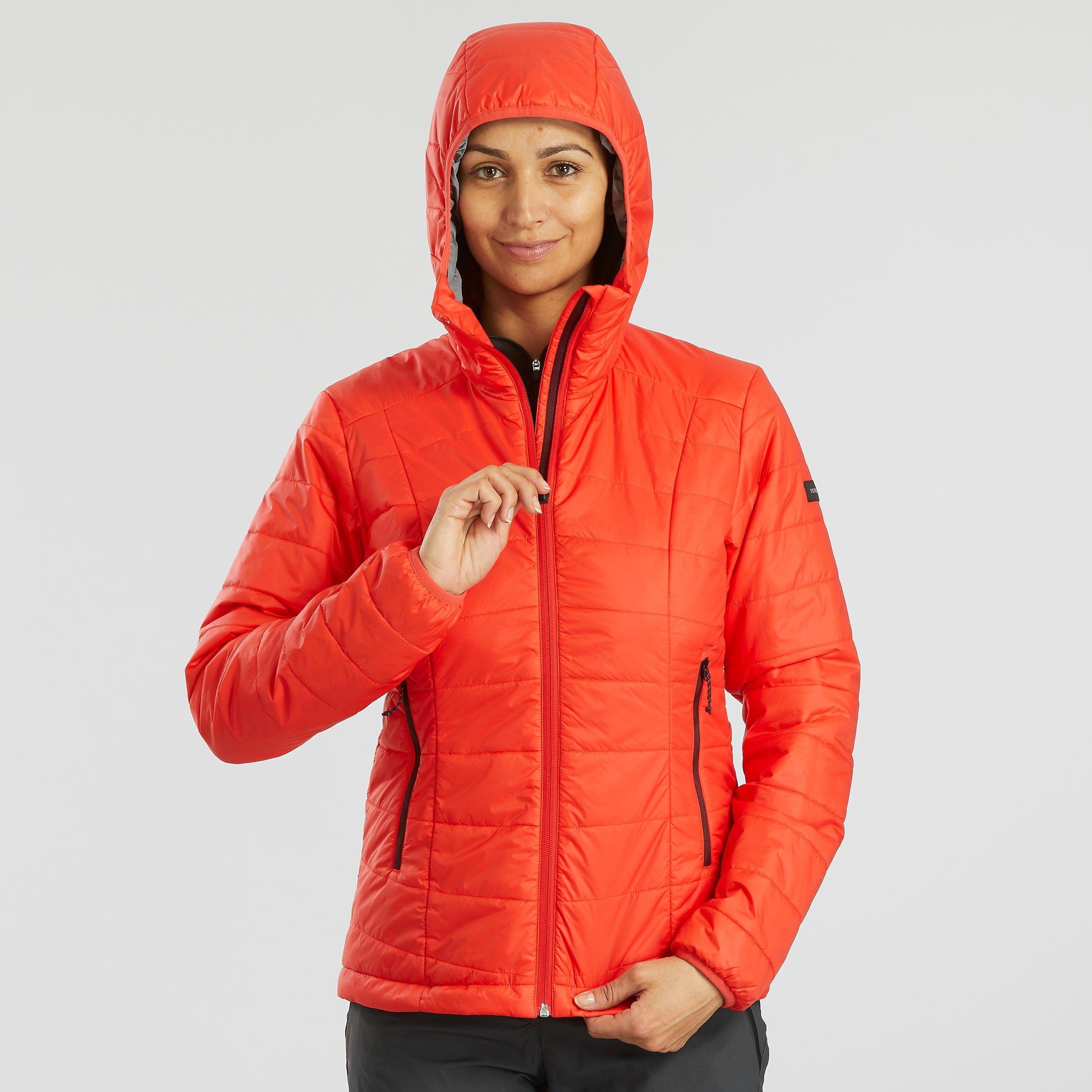 Image of Wattierte Jacke - Mt100 Synth Damen Dunkelrot 52/2XL