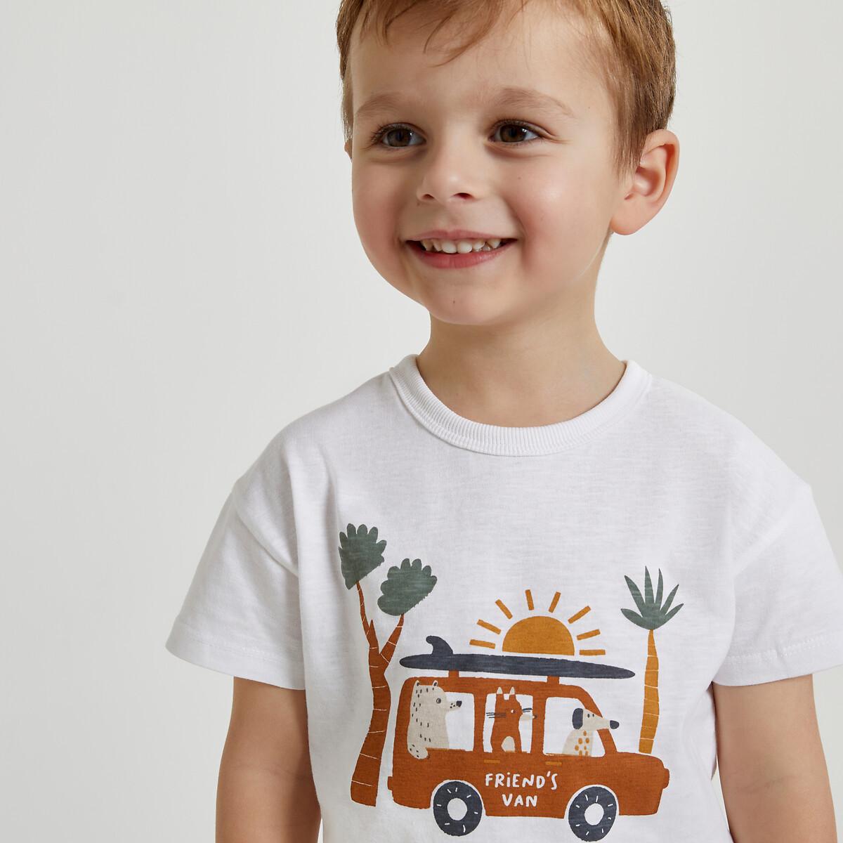 Image of T-shirt Aus Strukturjersey Unisex Weiss 6 mesi