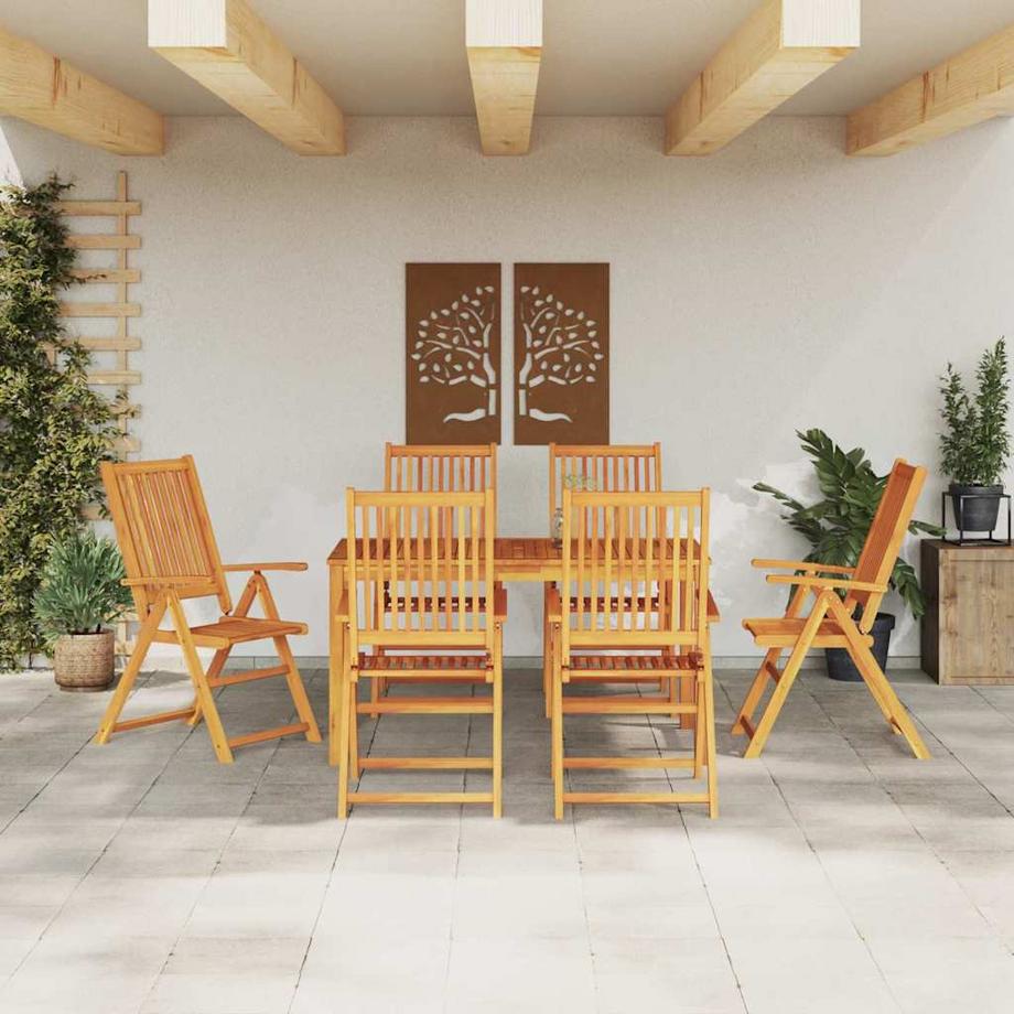 VidaXL Arredamento da Giardino Legno massello di acacia  