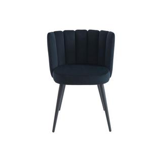 PASCAL MORABITO Lot de 6 chaises en velours et métal - Noir - PRANILA de Pascal MORABITO  