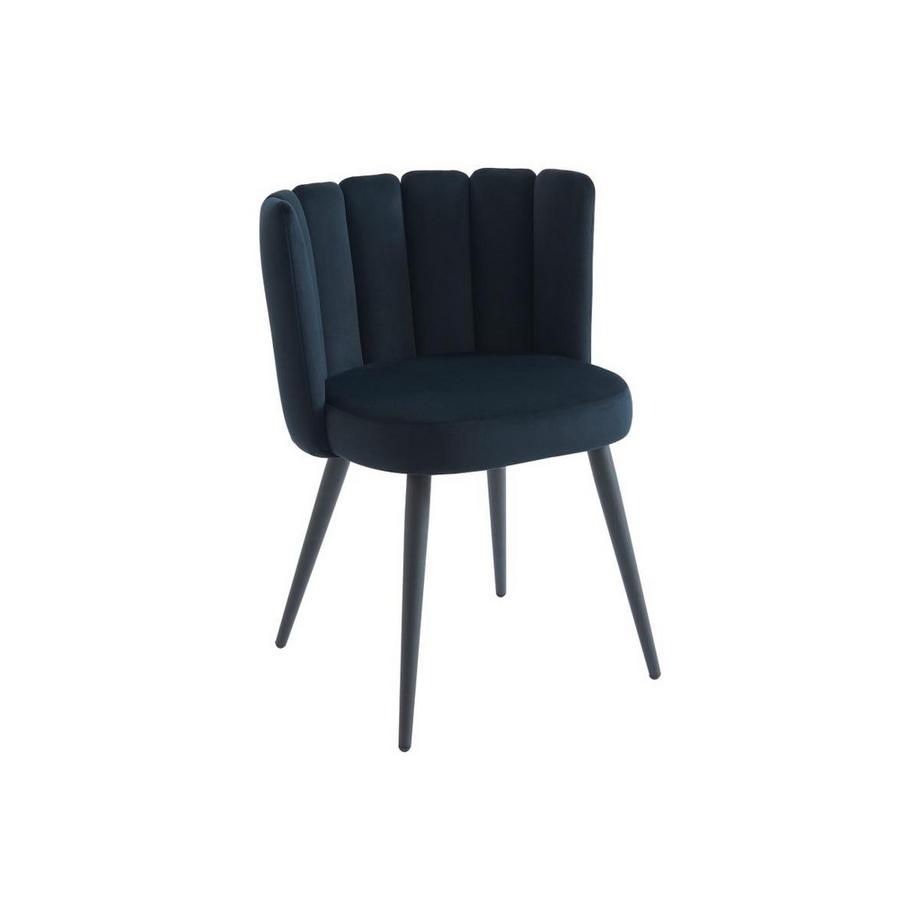 PASCAL MORABITO Sedia in Velluto e Metallo Nero - Lotto di 6 - PRANILA di Pascal MORABITO  