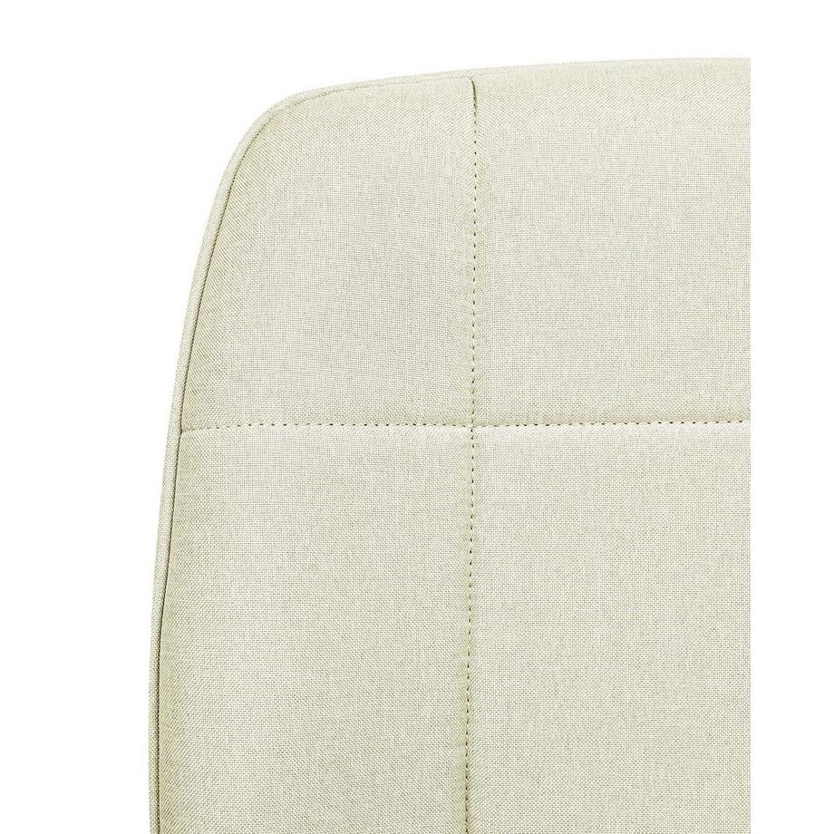 Beliani Chaise de bureau en Tissu Traditionnel CARLTON  