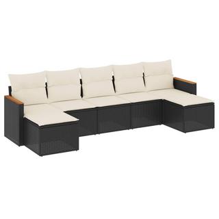 VidaXL set divano da giardino Polirattan  