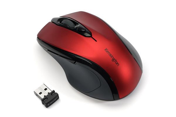 Kensington  Mouse wireless Pro Fit® di medie dimensioni - rosso rubino 