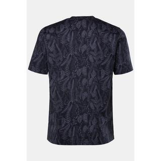 JP1880  T-shirt à manches courtes, dans un imprimé all-over - jusqu'au 8 XL 