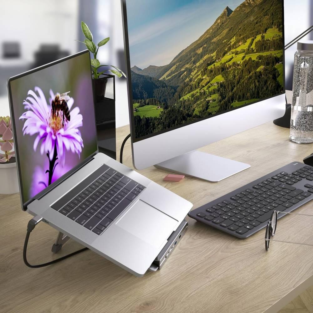 hama  Notebook Dockingstation Connect2Office Stand Passend für Marke: Universal USB-C® Power Delivery 
