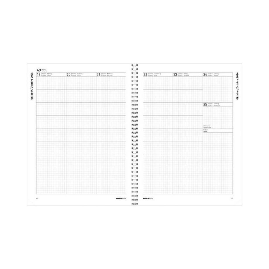 INGOLD-BIWA Agenda Edition Spiral 2026/27  