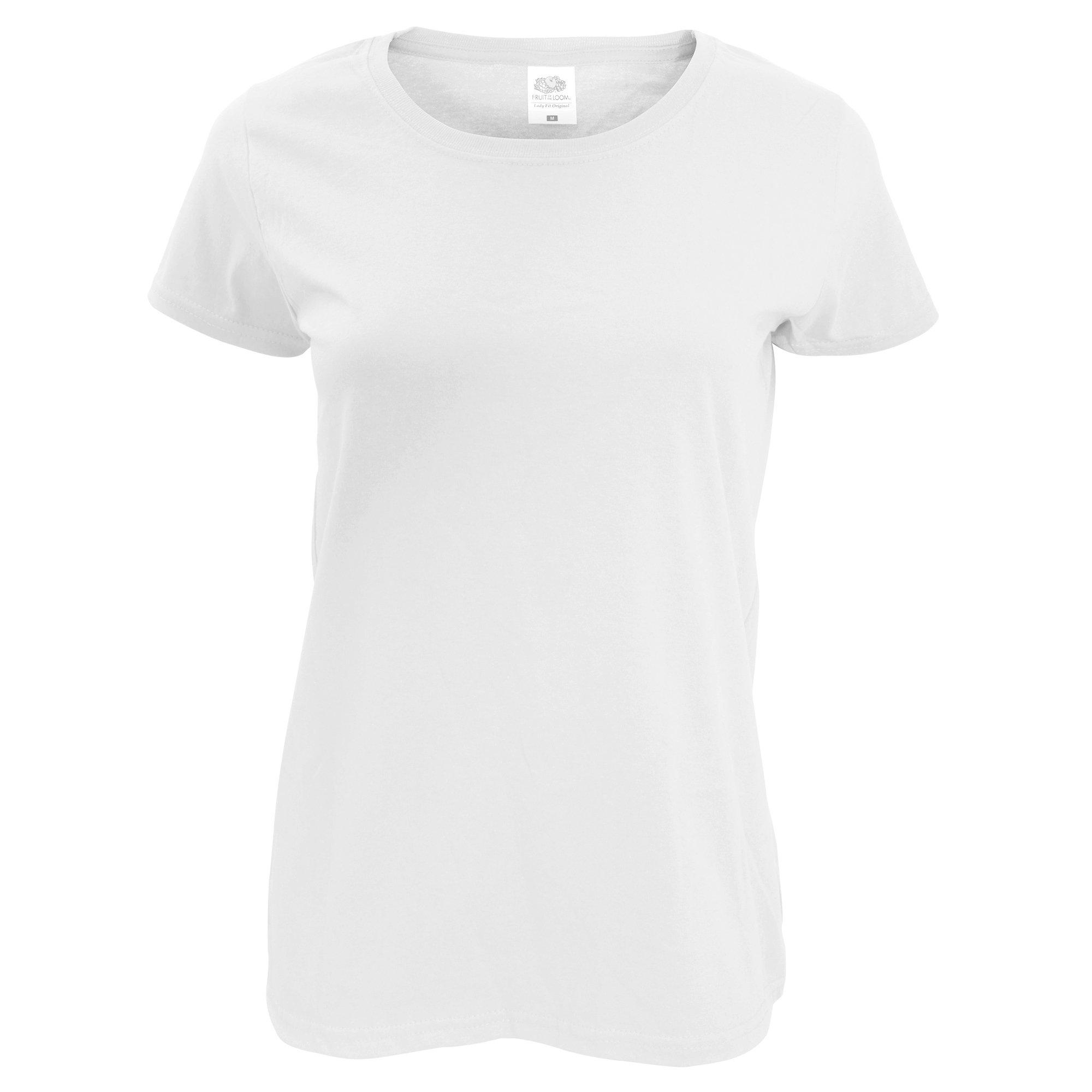 Image of Ladyfit Tshirt, Kurzärmlig Damen Weiss L
