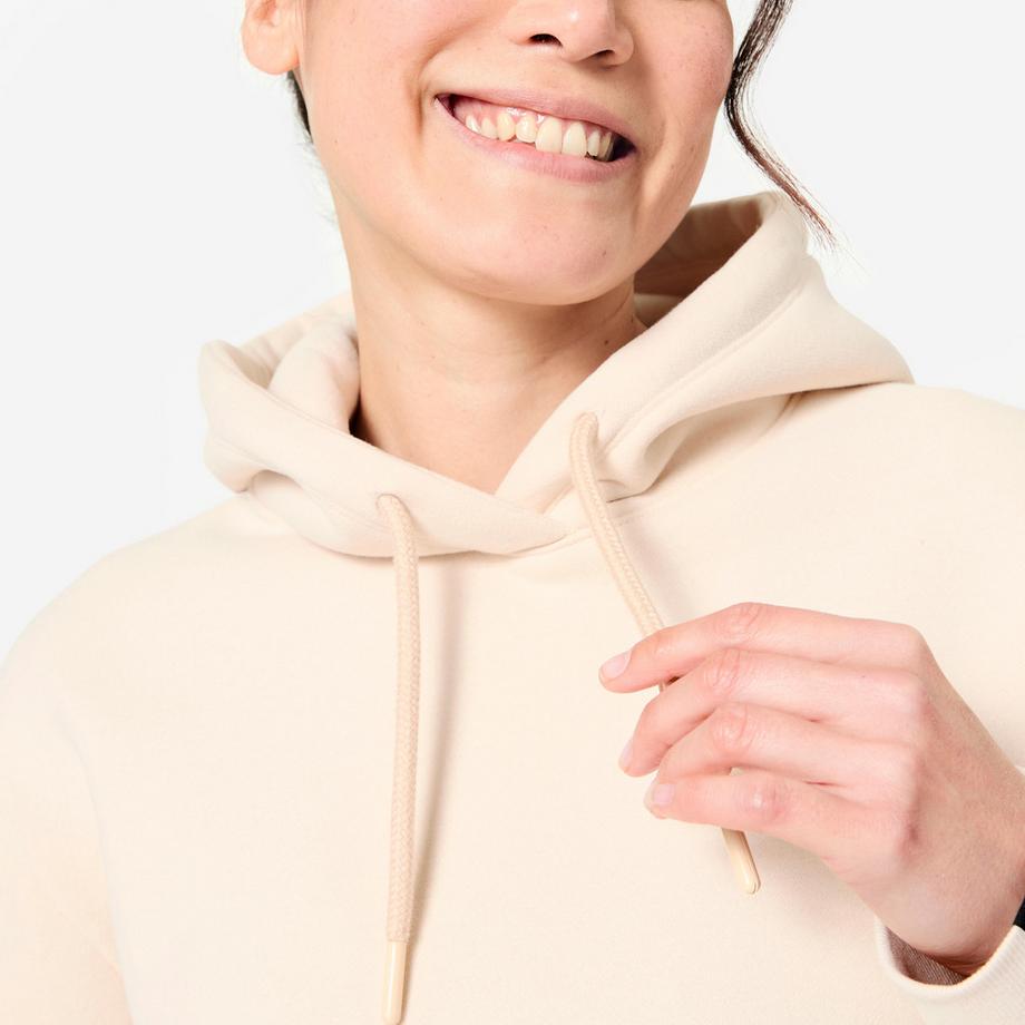 DOMYOS  Felpa con cappuccio donna calda 