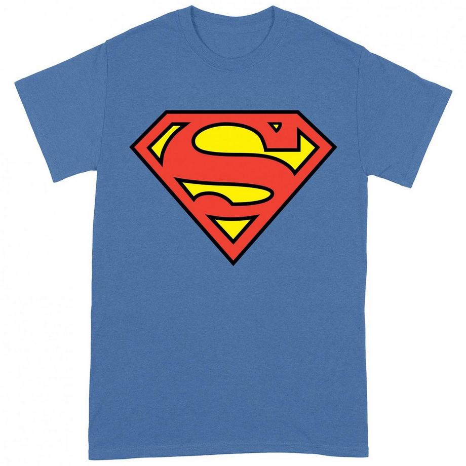 SUPERMAN Logo Kurzarm T-Shirt  